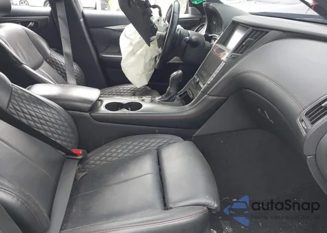 2021 Infiniti Q50 Red Sport 400 from USA, damaged, VIN JN1FV7DP9MM850223